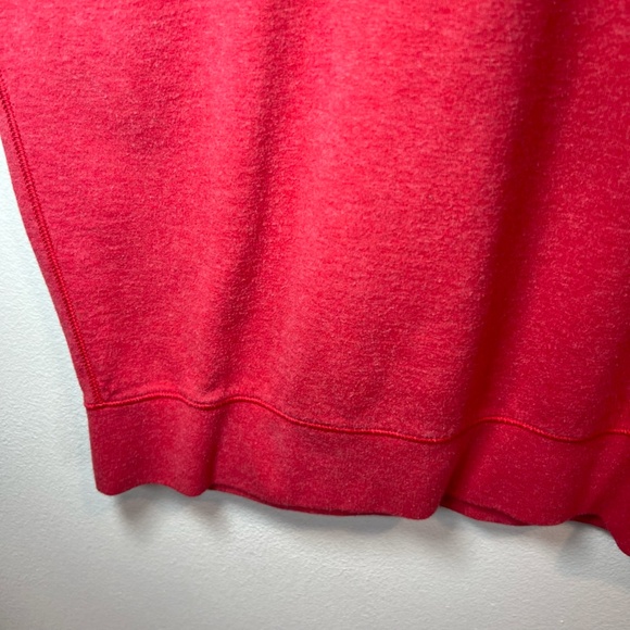 Polo Ralph Lauren Men's 1/4 Zip Pullover Sweatshirt Red Heather Blue Pony Medium - Picture 8 of 13